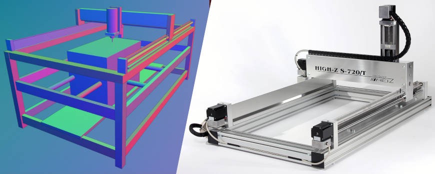 CNC-STEP High-Z, i piccoli pantografi CNC industriali leggeri che sono precisi e prestanti al minimo costo possibile